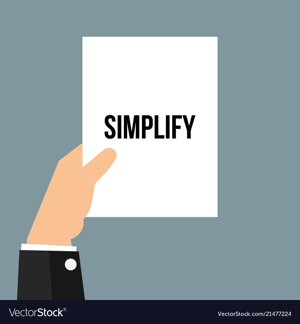 Simplify Text Concept