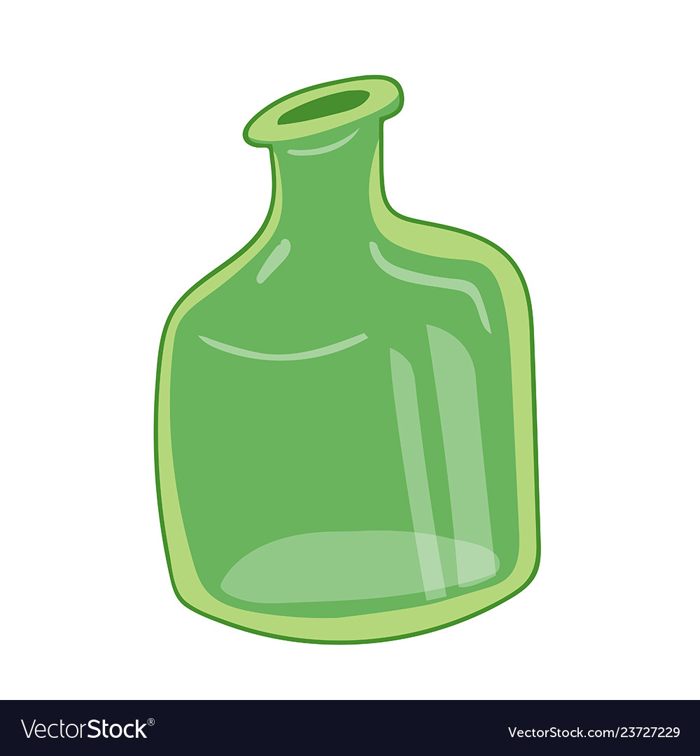 Empty bottles isolated