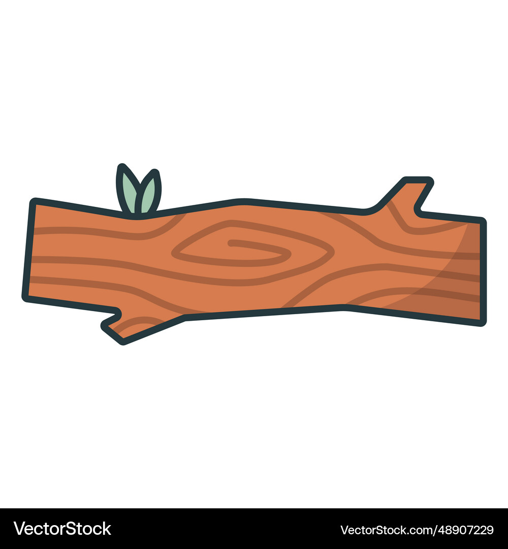 Lumberjack log icon Royalty Free Vector Image - VectorStock