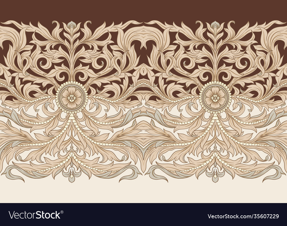 Seamless pattern background in style Vector Image Seamless pattern background in style