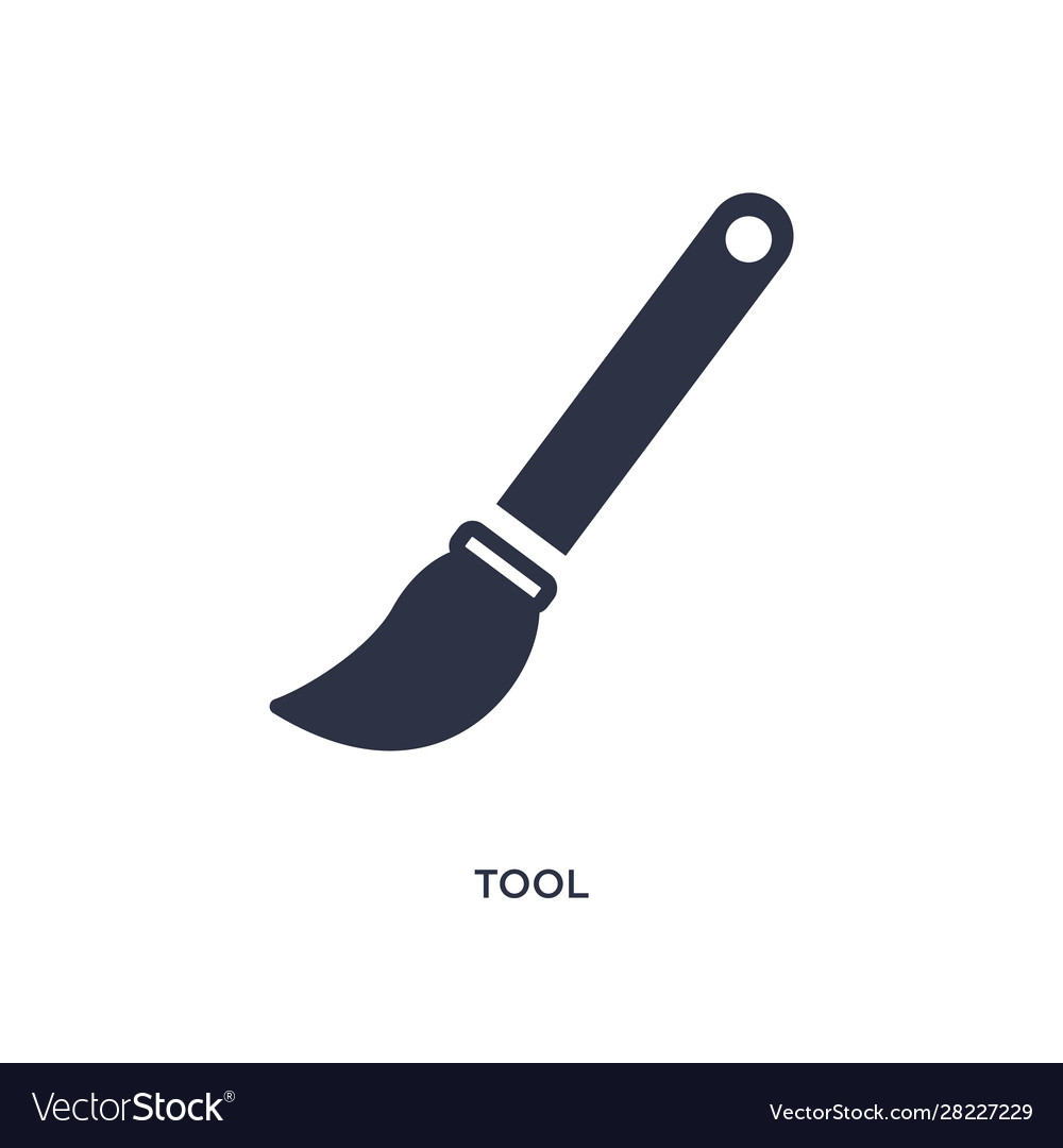 Tool icon on white background simple element from