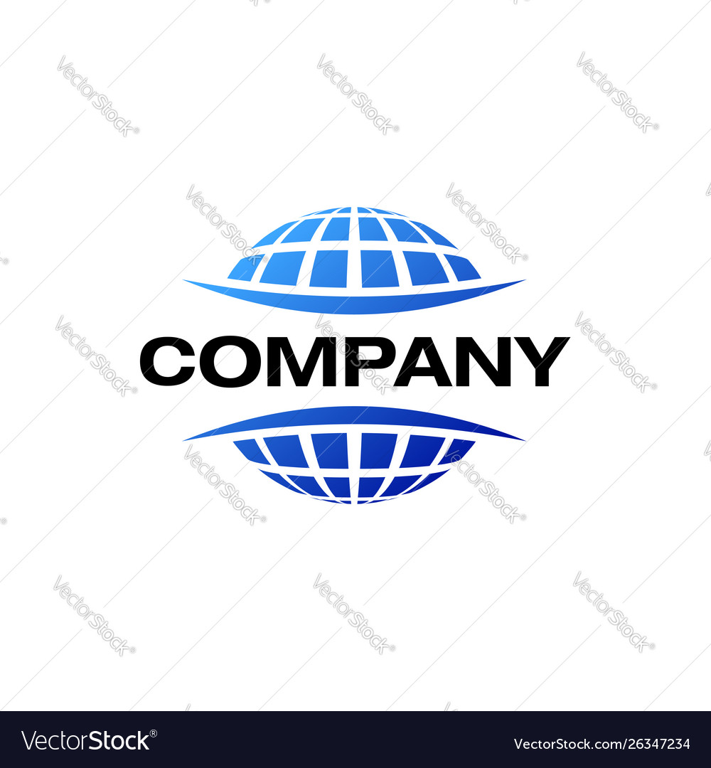 3d digital globe logo design icon symbol vector image 3d digital globe logo design icon symbol