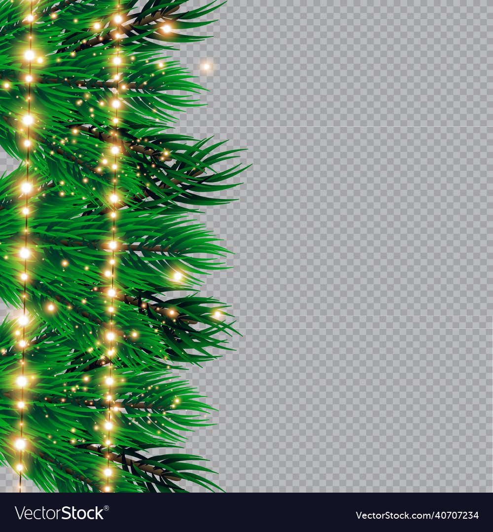 Christmas lights Royalty Free Vector Image - VectorStock