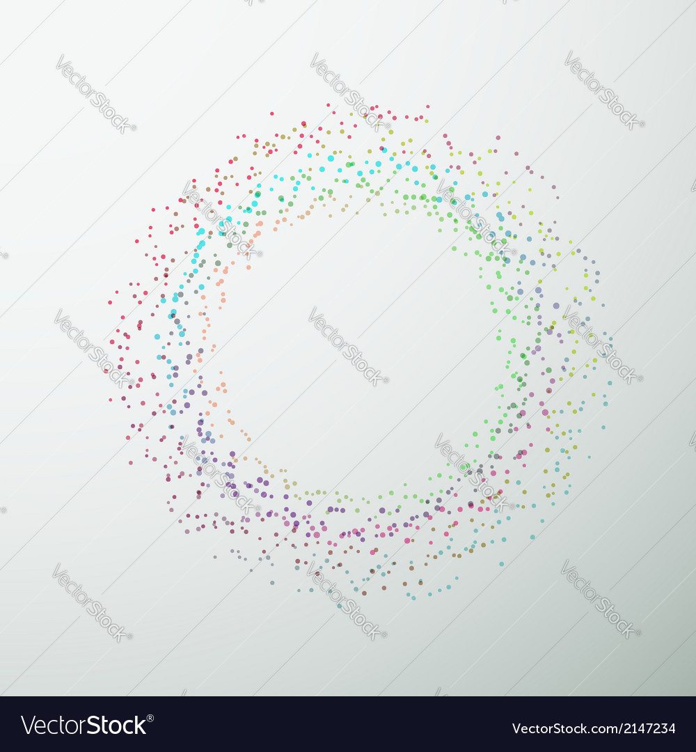 Dynamic Colorful Particle Burst