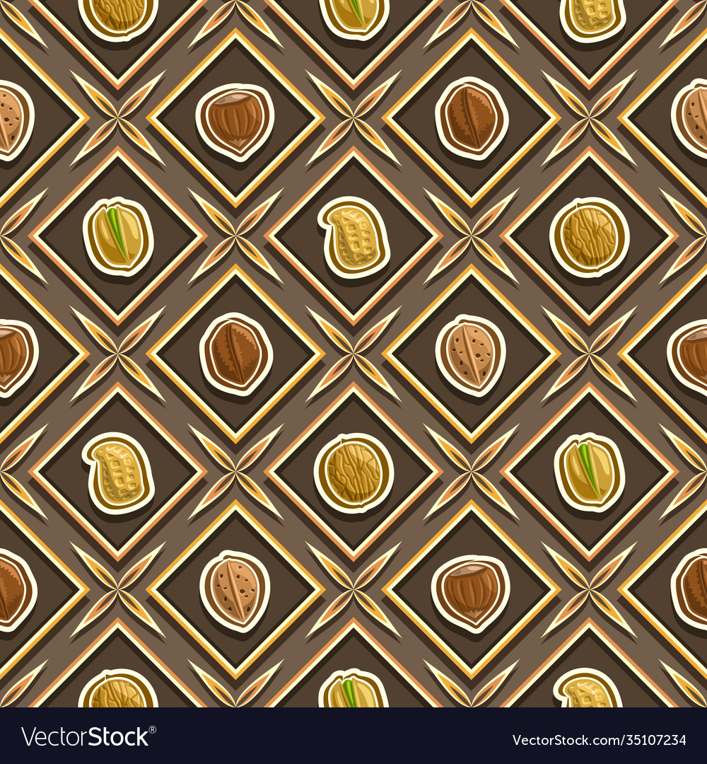Nut seamless pattern