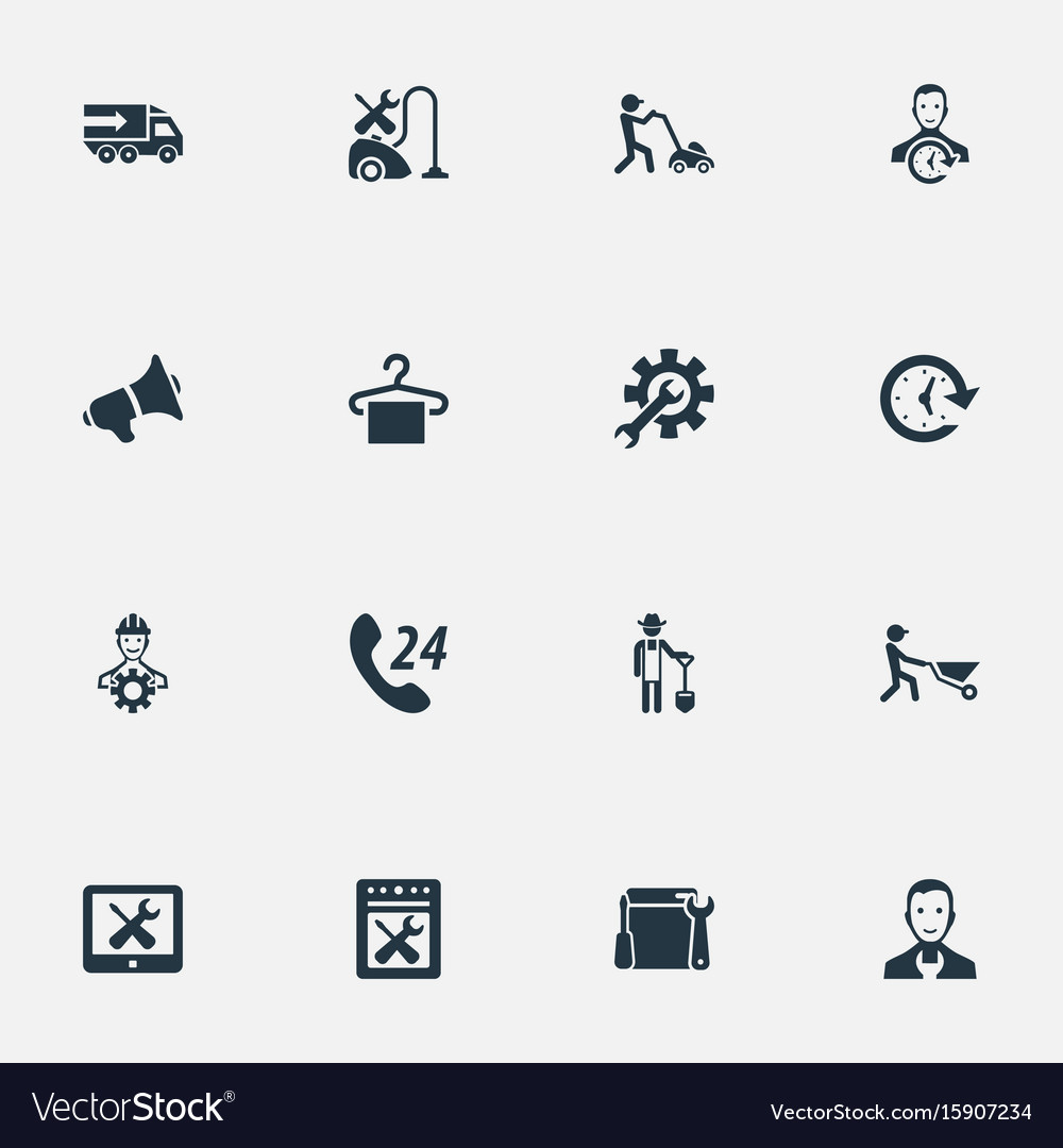 Set of simple help icons