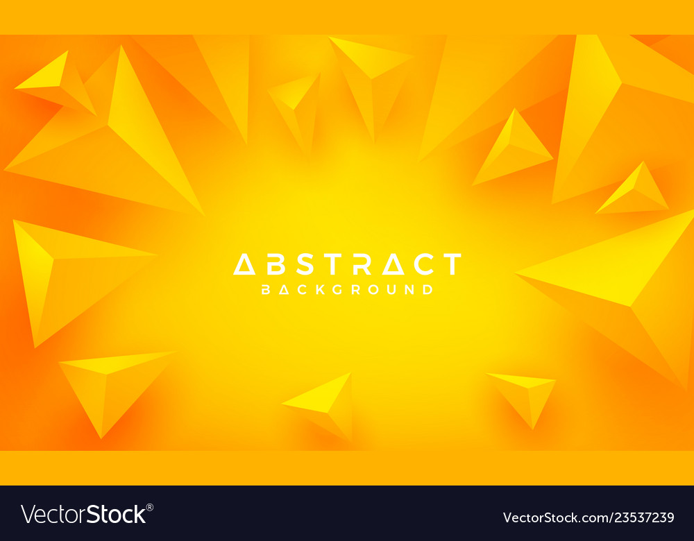 Abstract 3D Triangle Background