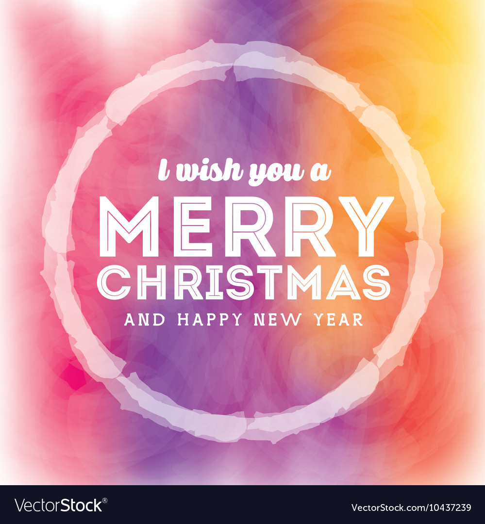 Happy Merry Christmas Card Royalty Free Vector Image 8298