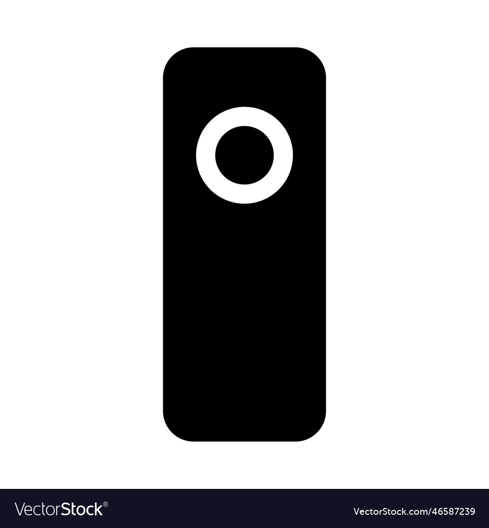 Remote controller silhouette icon