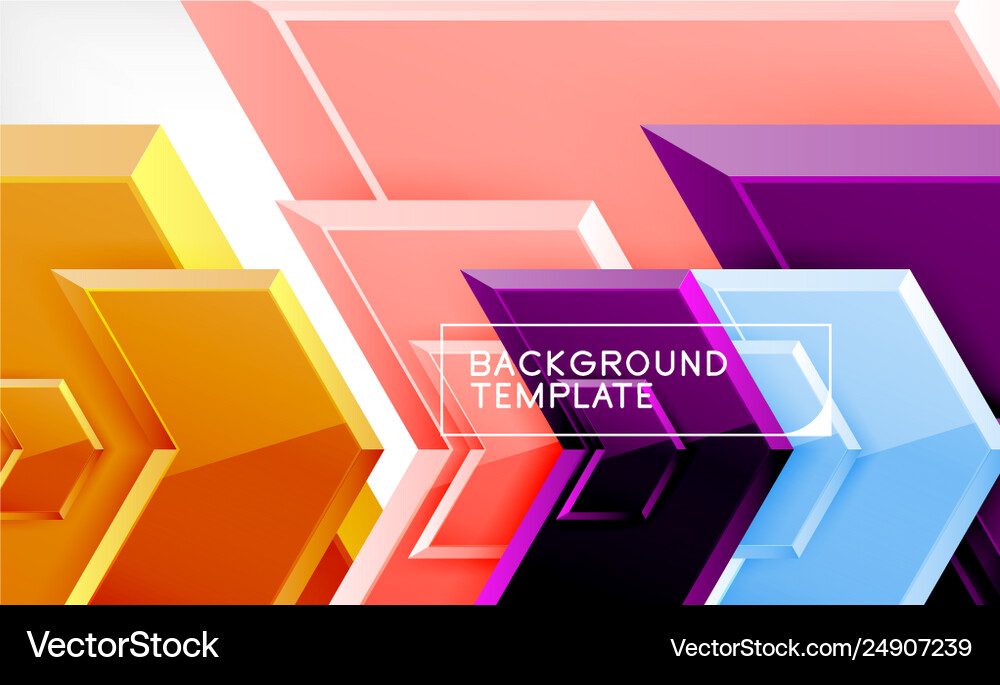 Techno arrow background template design Royalty Free Vector