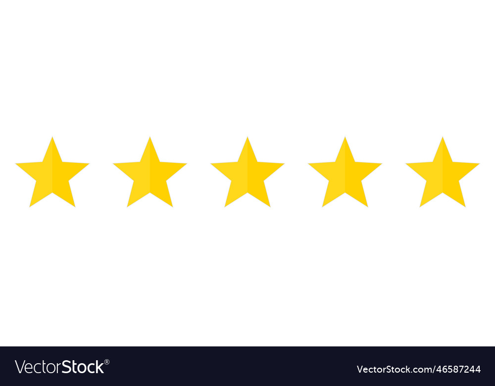 Five Star Rating Icon