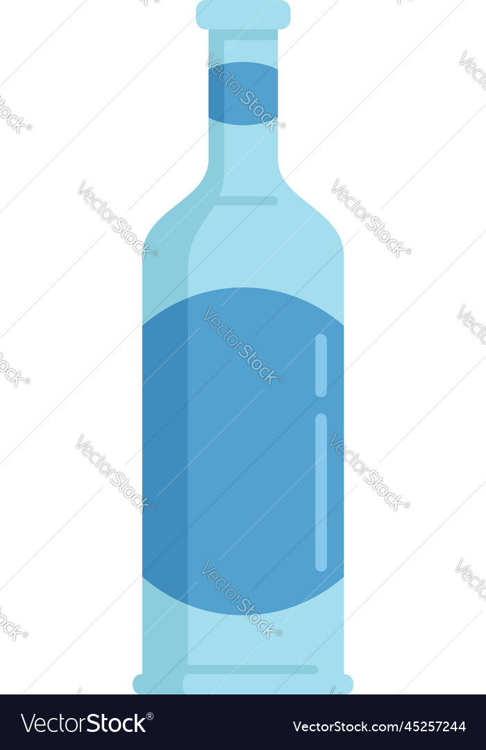 Greek Oil Bottle Icon Flat Organic Olive Vector Image