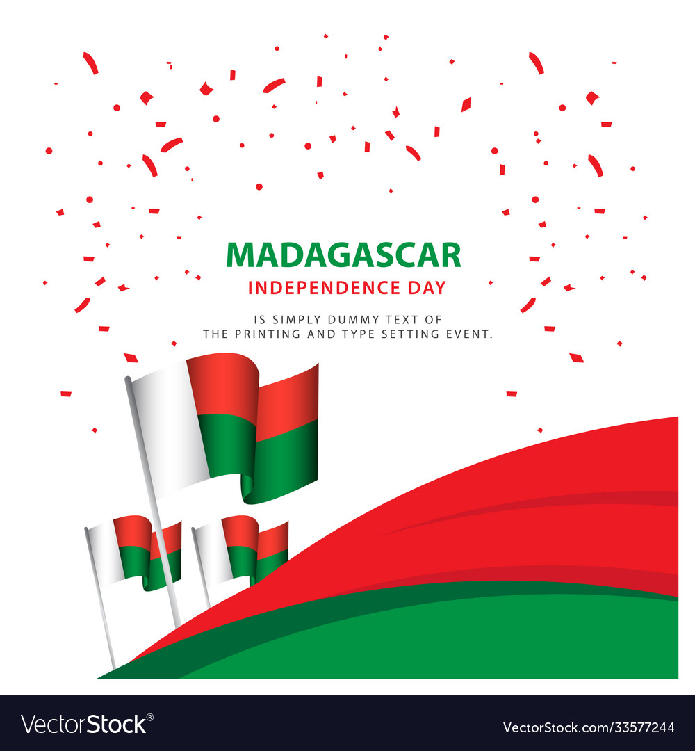 Happy madagascar independence day celebration