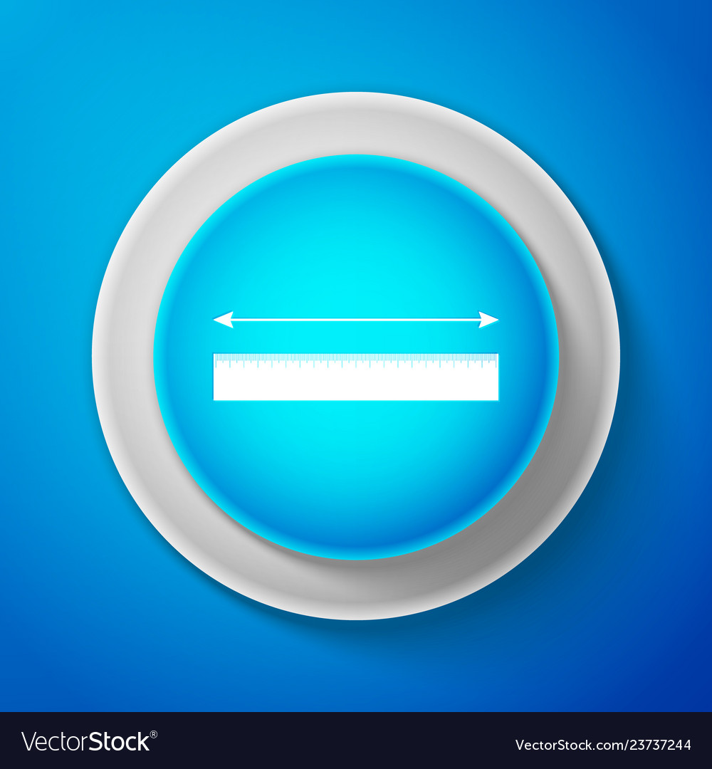 Measuring height and length icon isolated