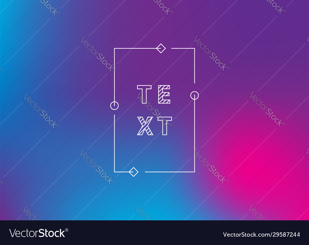Neon gradient ui ux background trendy web color vector image Neon gradient ui ux background trendy web color