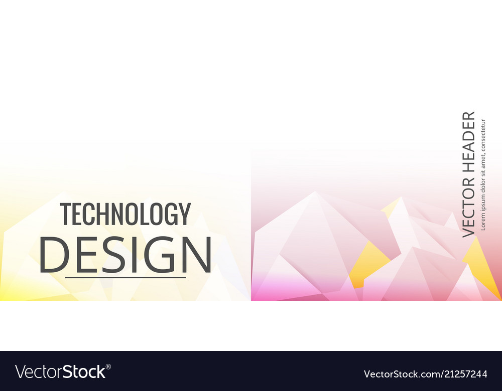 Set of abstract background with geometric elements