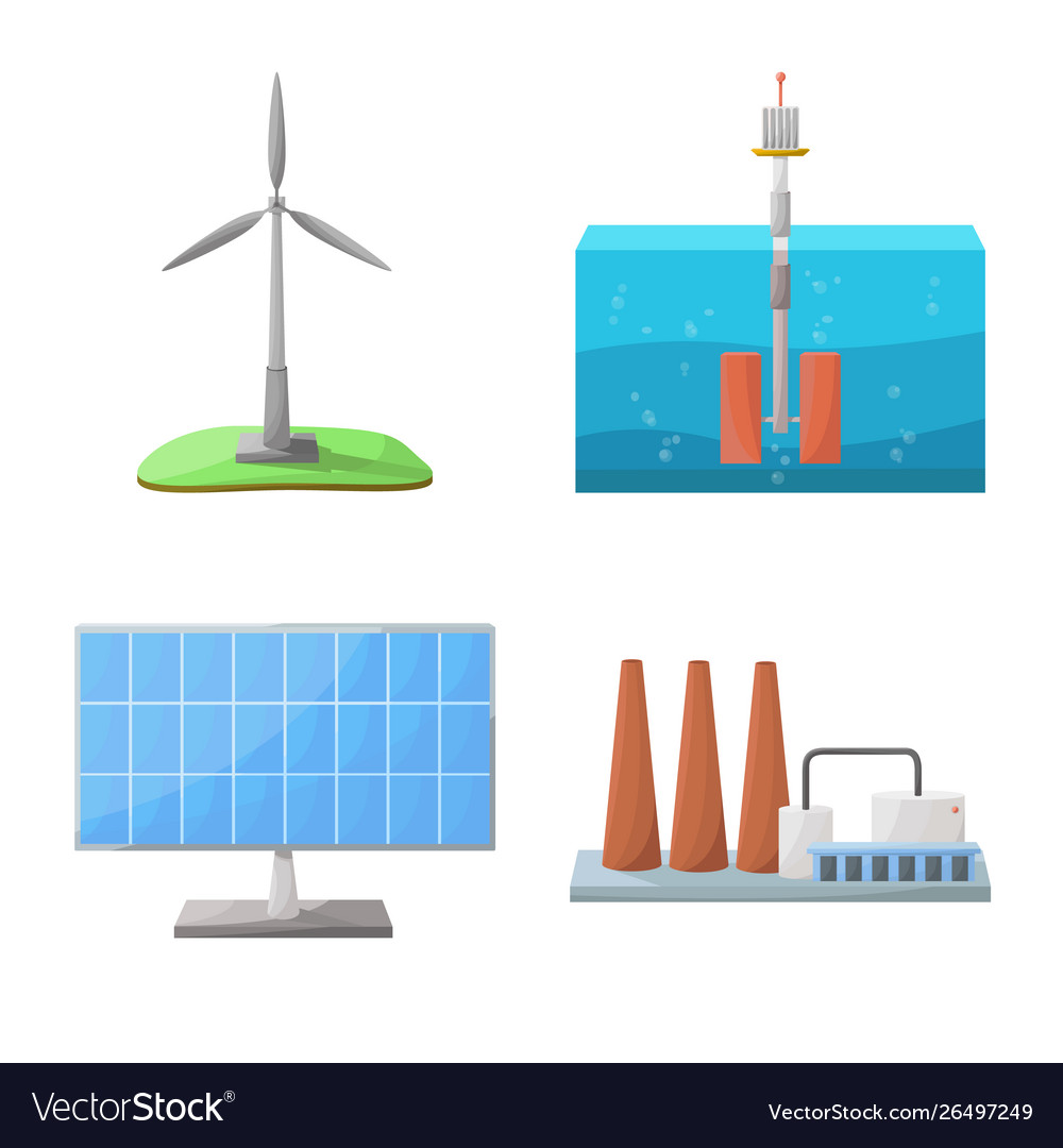 Energie und Alternative vector image Energie und Alternative