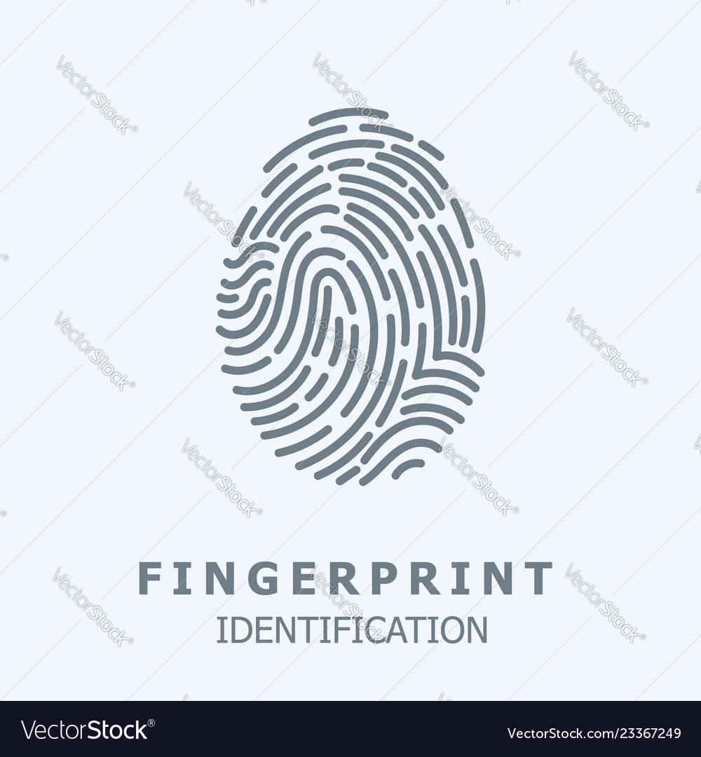 Fingerprint Scan Icon - Security