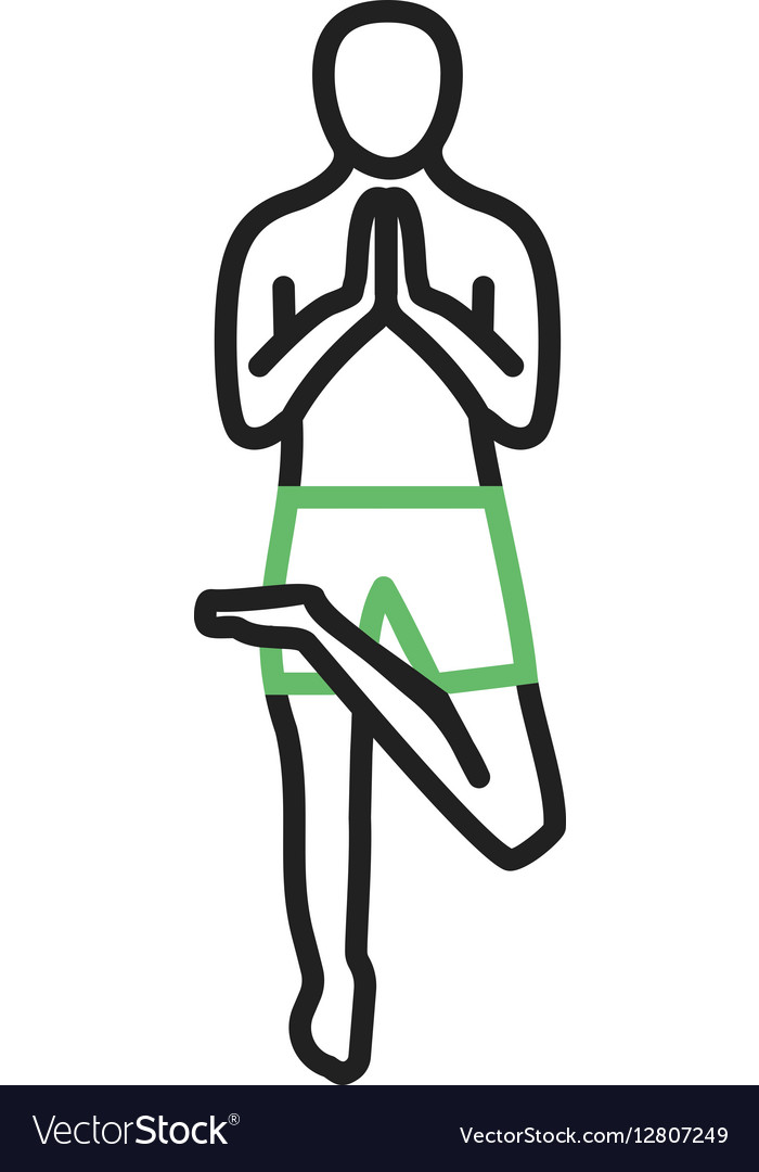 Tree pose left