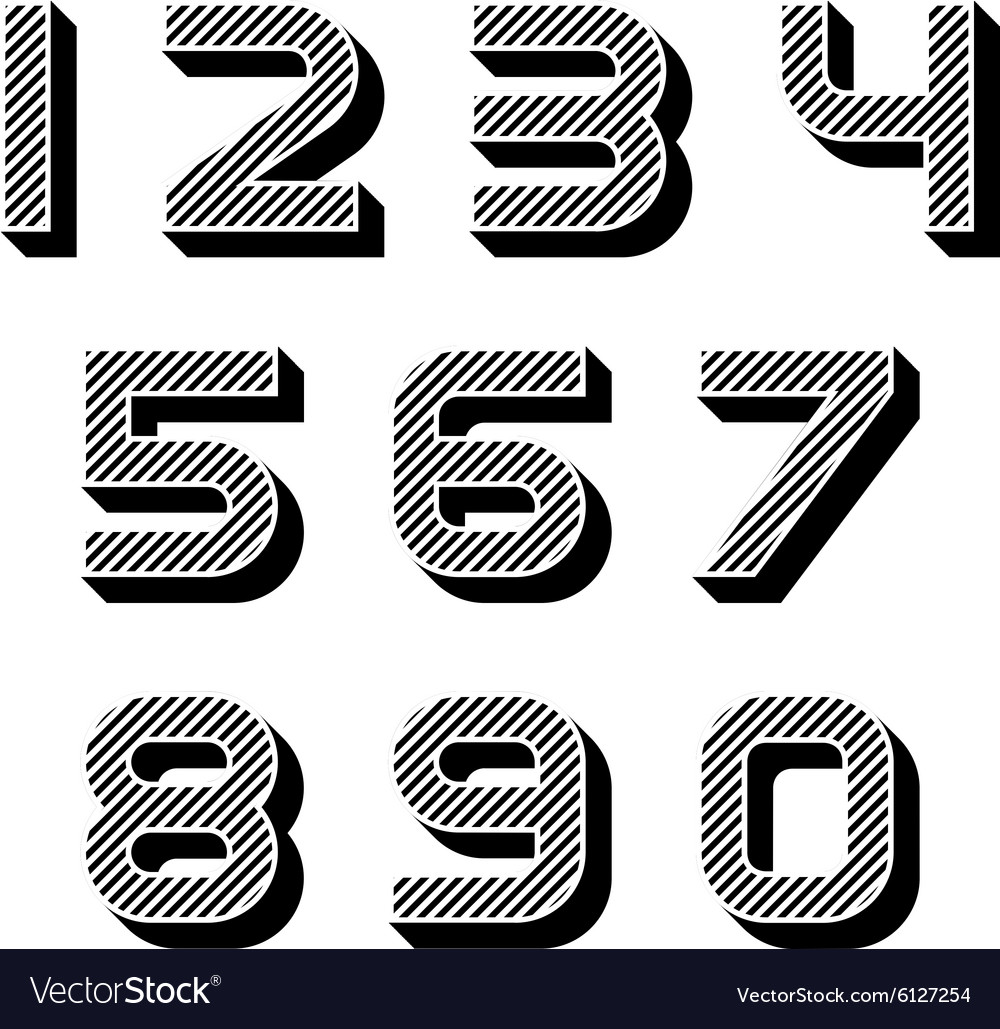 14 3d Number Fonts Images Cool Number Fonts 3d 3d Numbers And 3d ...