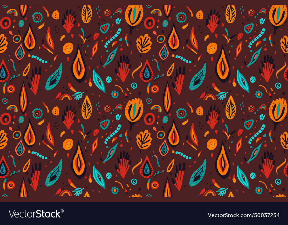 Abstract seamless pattern on a dark background vector image Abstract seamless pattern on a dark background