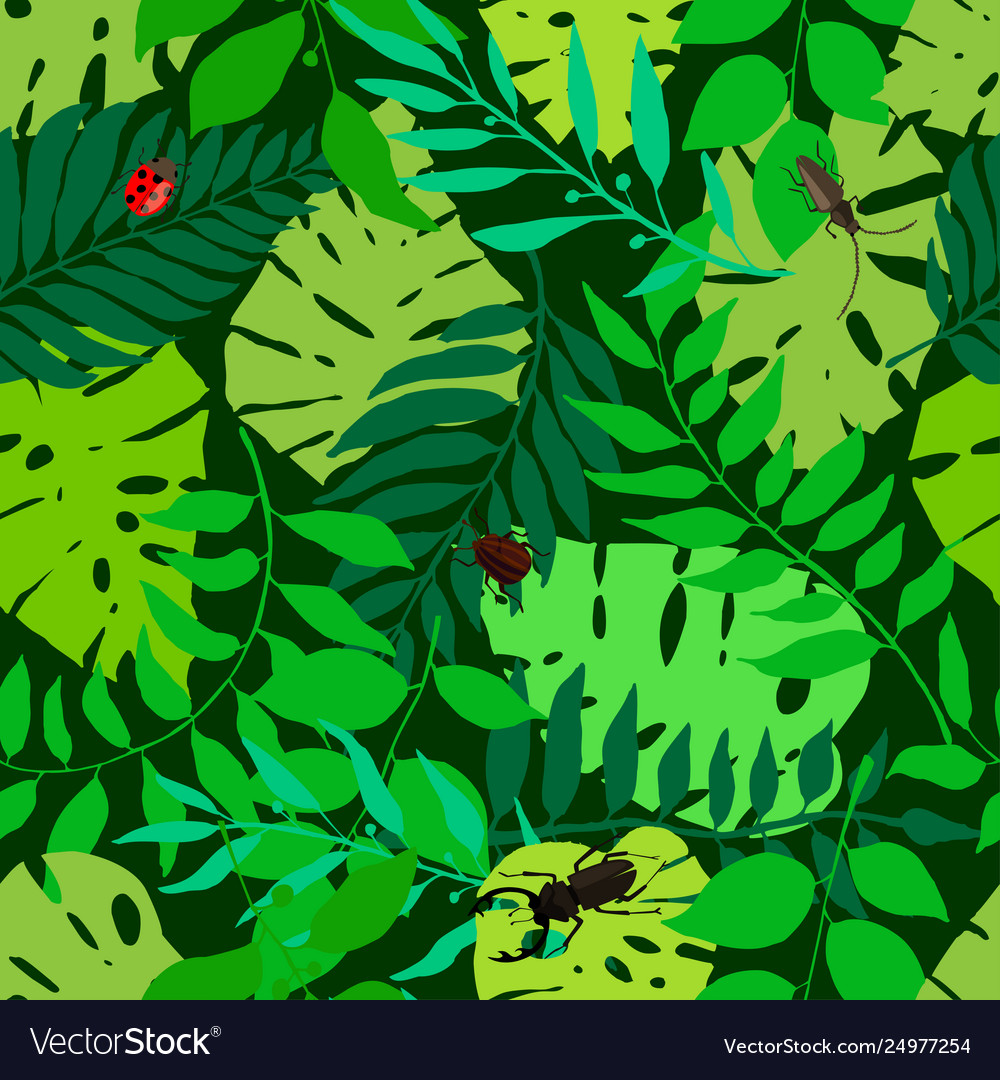 Seamless nature pattern