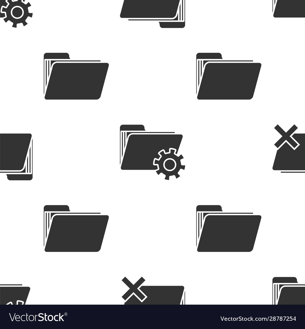 Set delete folder settings with gears