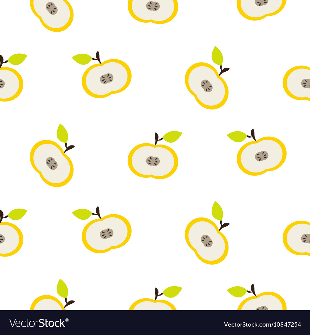 Simple apple fruit repeating pattern