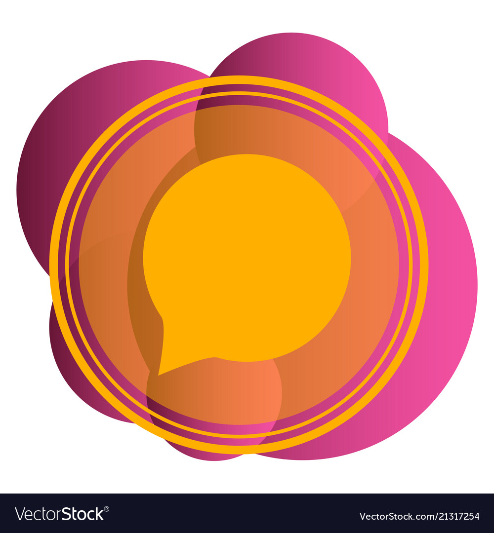 Typing in a chat bubble icon isolated comment Vector Image Typing in a chat bubble icon isolated comment