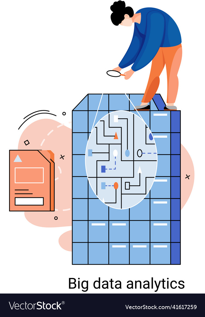 Big data analytics process of analyzing complex vector image Big data analytics process of analyzing complex