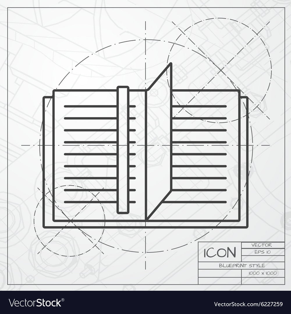 Blueprint Notebook Icon