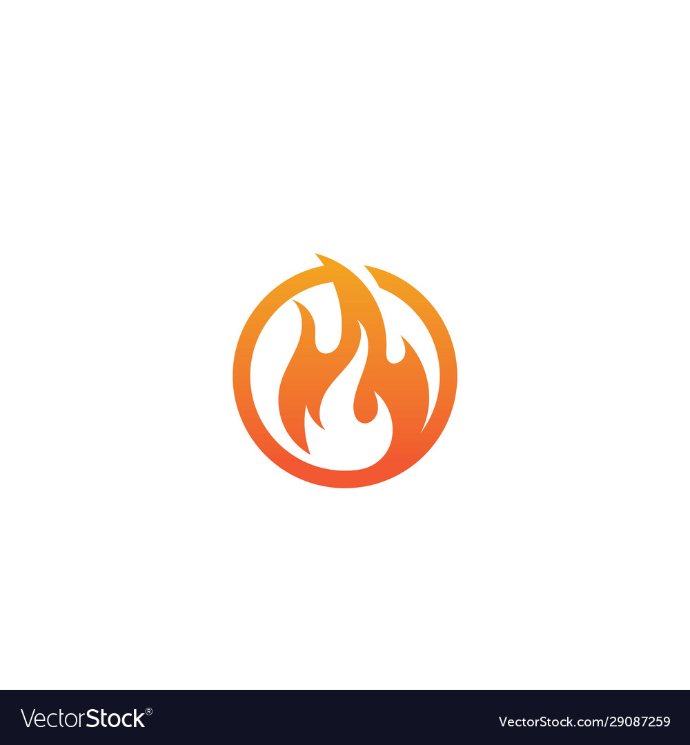 Fire Flame Design Royalty Free Vector Image - Vectorstock