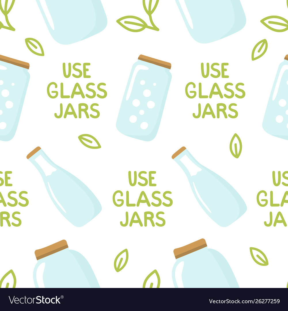 Go green pattern on white background vector image Go green pattern on white background