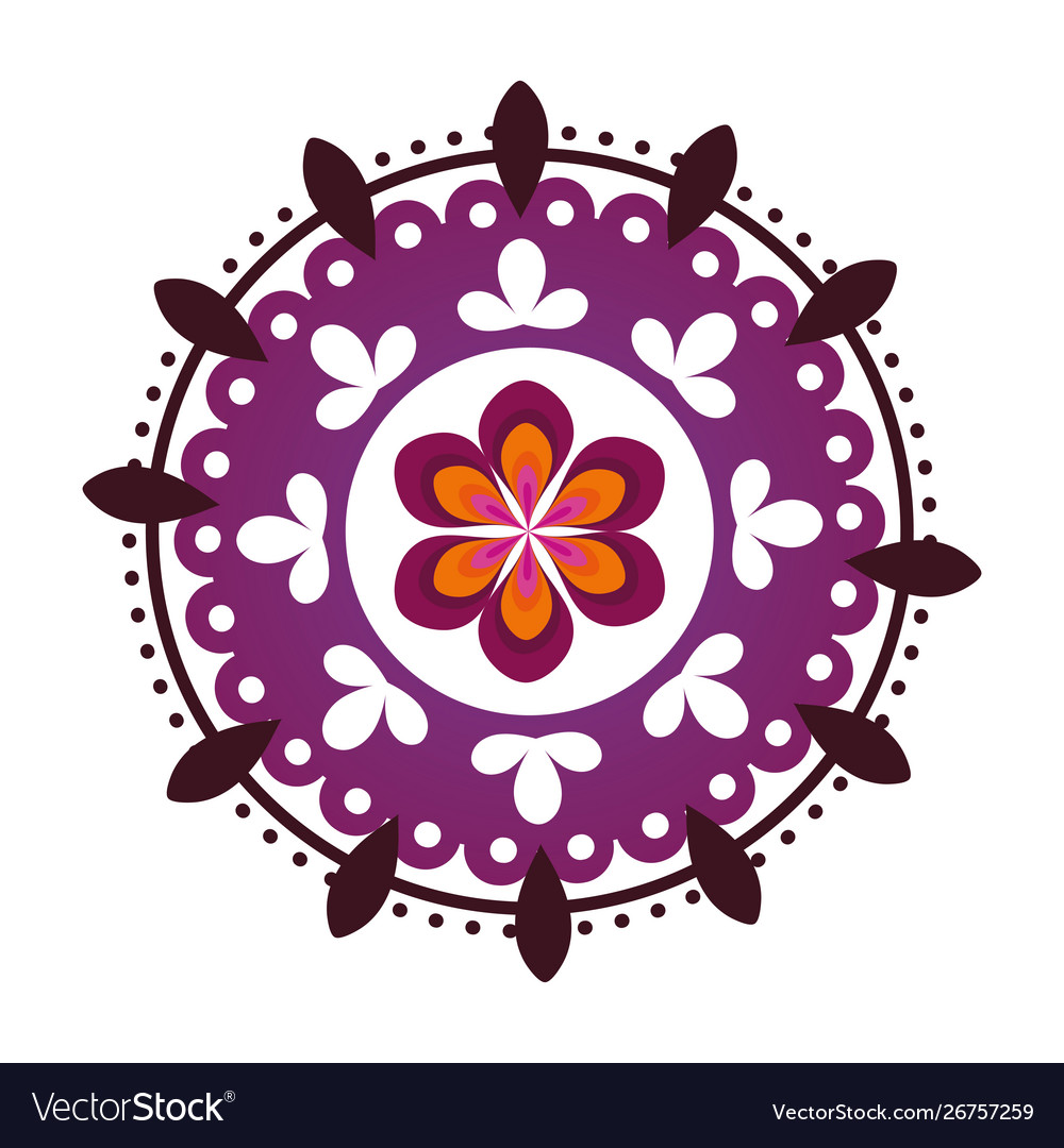 Mandale bohemic and ornament concept Royalty Free Vector