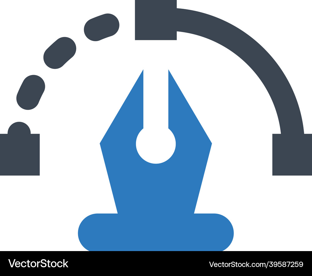 Pen tool icon Royalty Free Vector Image - VectorStock