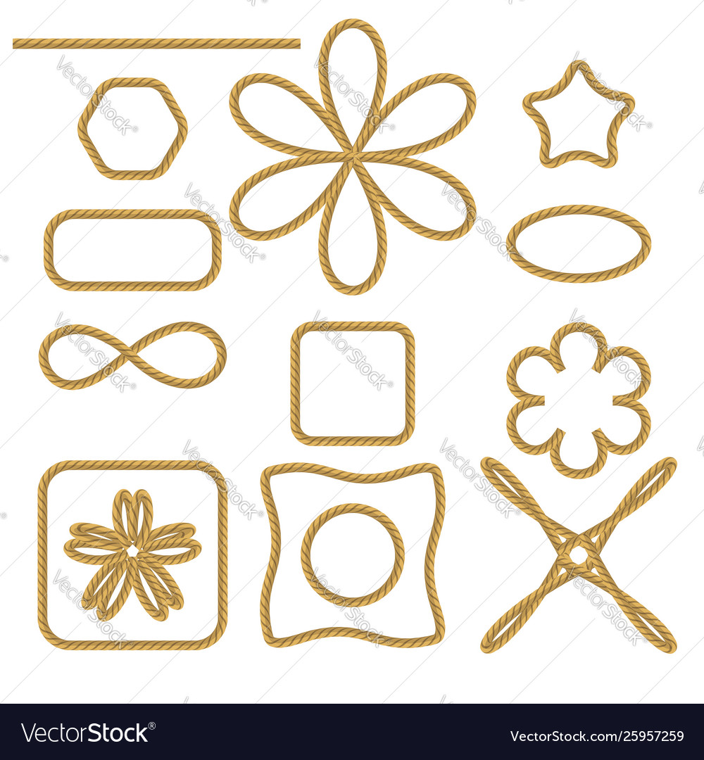Set different rope frames