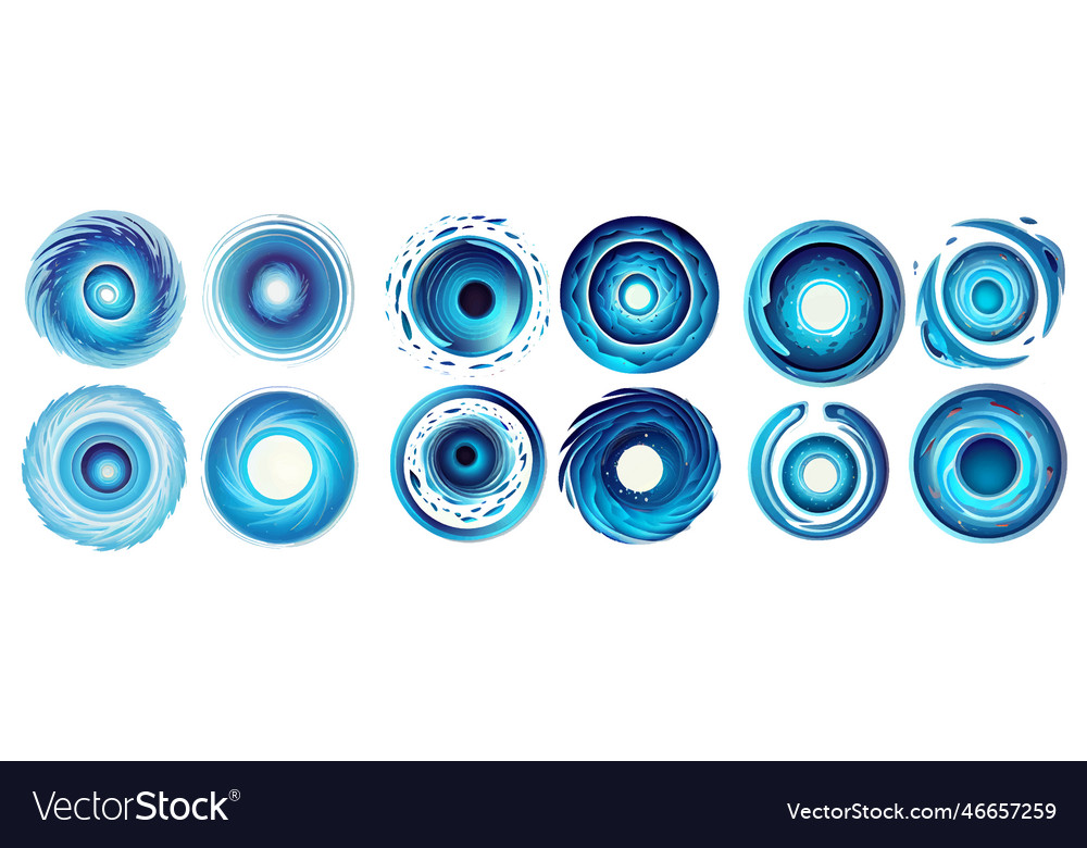 Set of portal ui game level up vector image Set of portal ui game level up