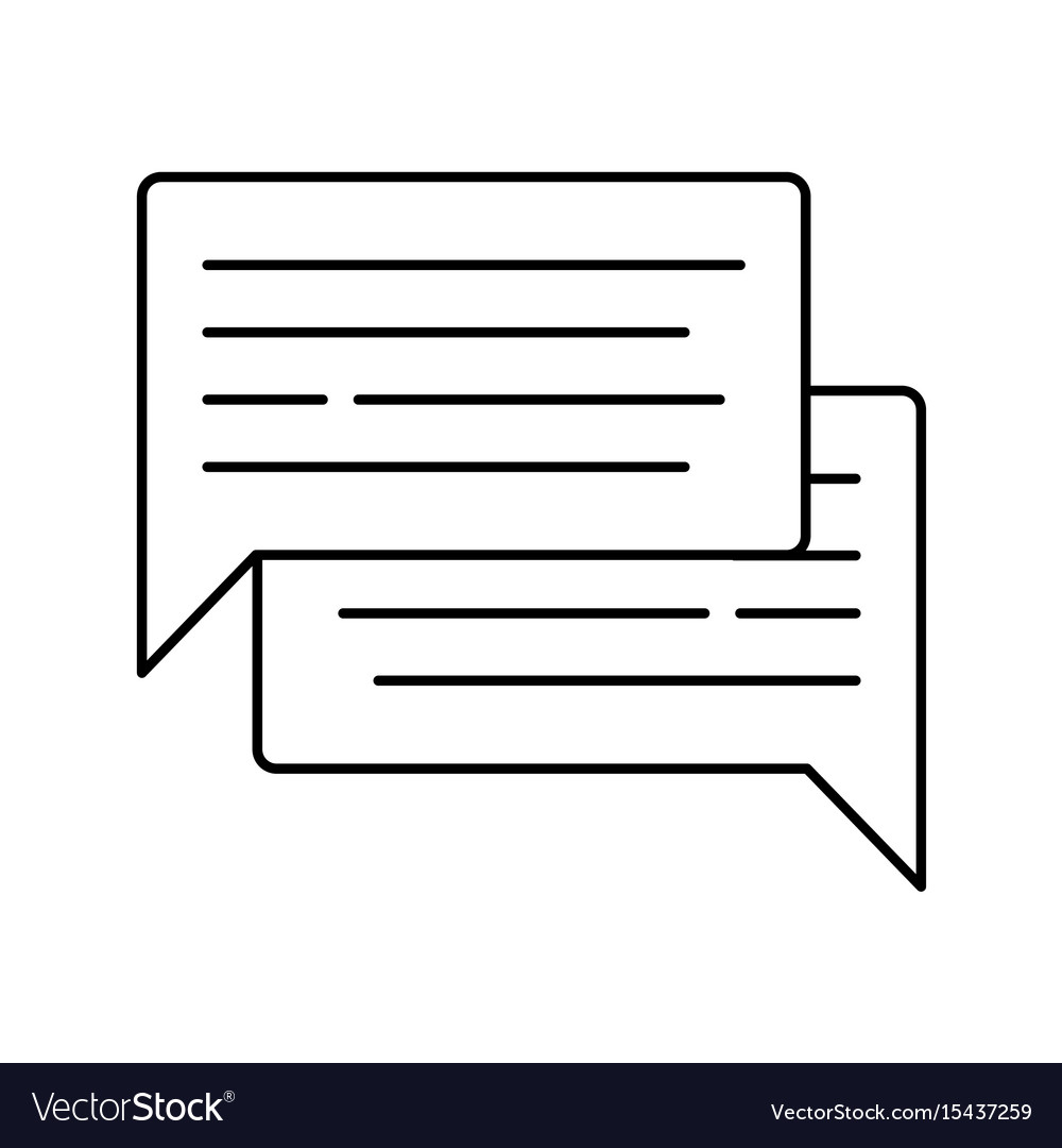 Speech bubble icon isolated on white background