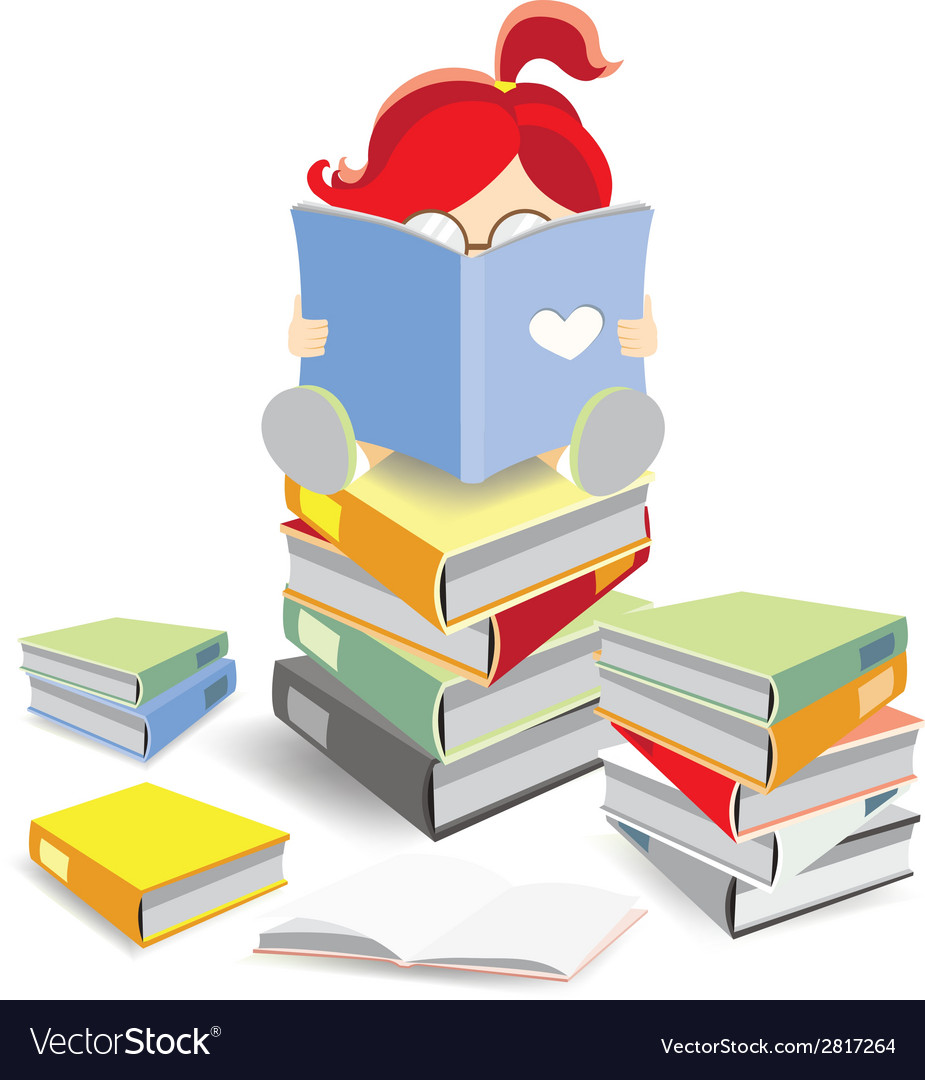 Bookworm Sitting On A Stack Of Books Royalty Free Vector Bookworm Sitting On A Stack Of Books Royalty Free Vector