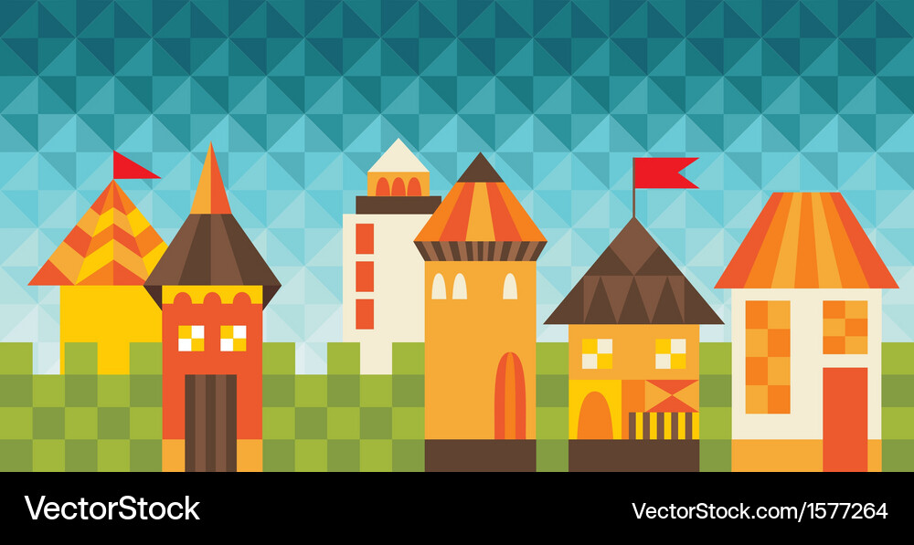 Castle Royalty Free Vector Image - VectorStock