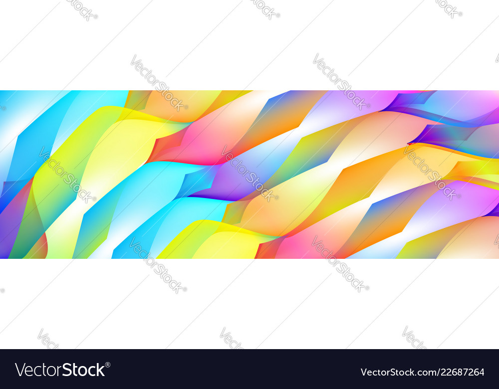 Gradient abstract space multicolored