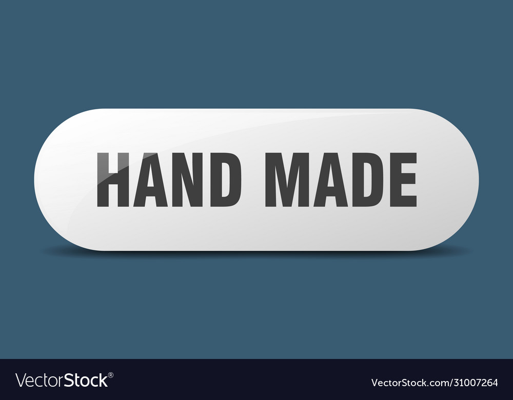 Hand made button sign key push