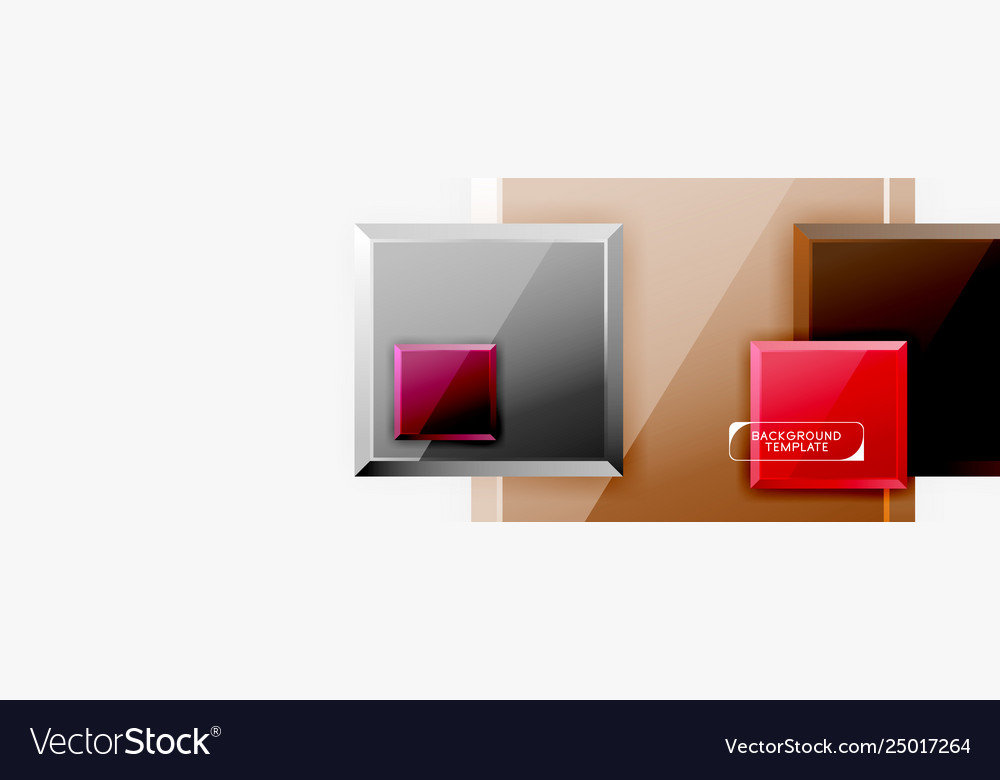 Minimal square banner abstract background