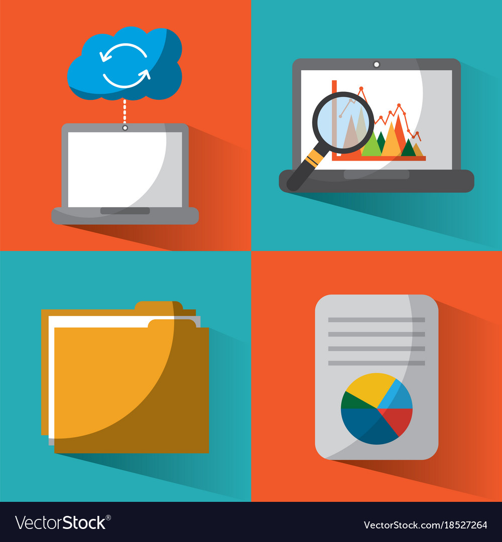 Set of data base center server file document