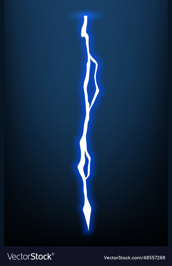 Dynamic Lightning Strike with Sparks