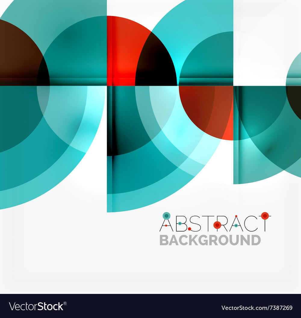 Geometric design abstract background - circles