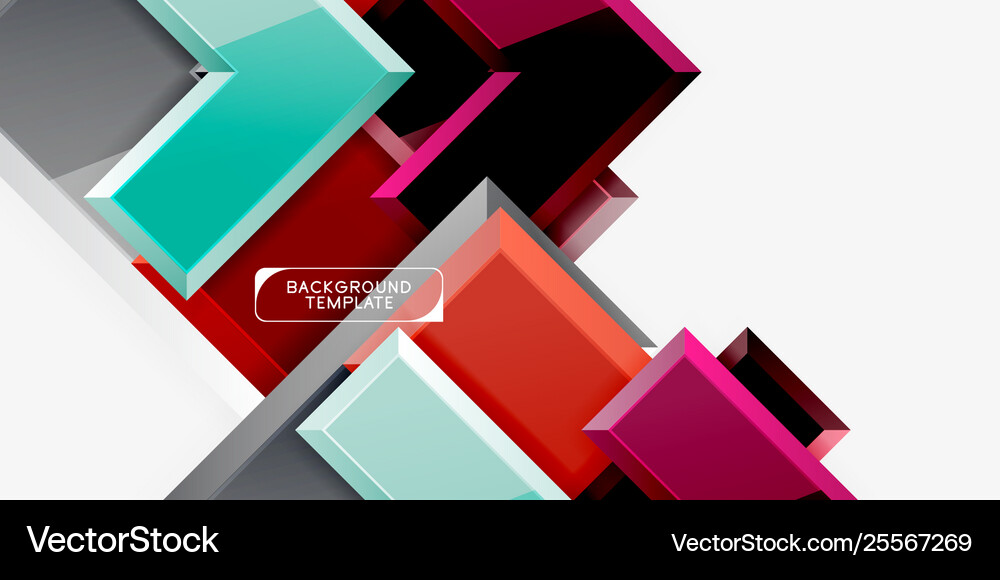 Glossy arrows background Royalty Free Vector Image