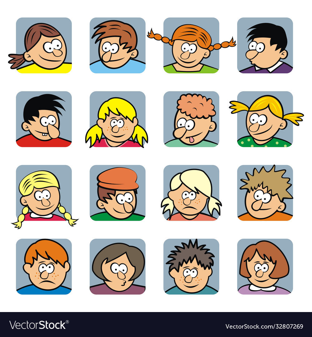 Head funny Royalty Free Vector Image - VectorStock