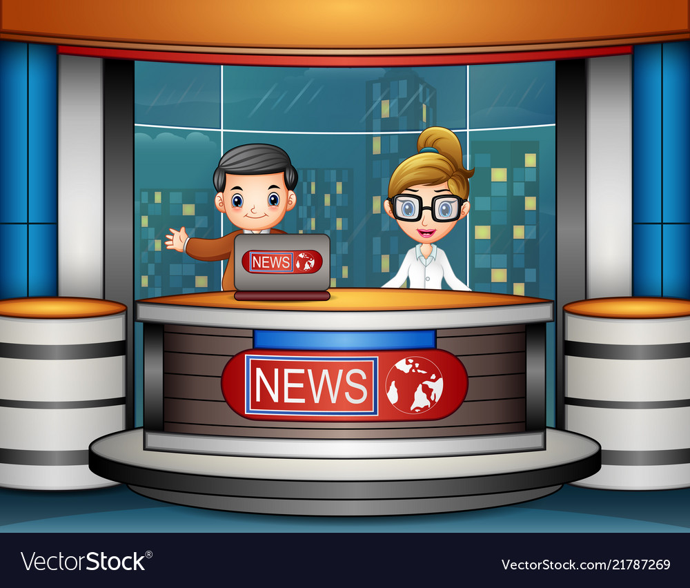 News Broadcast Clip Art