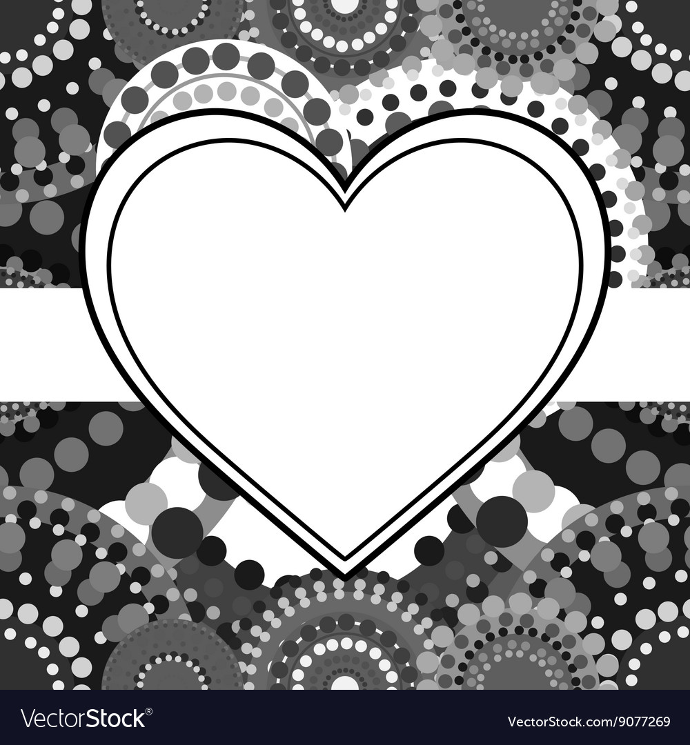 Patterned frame background invitation circular